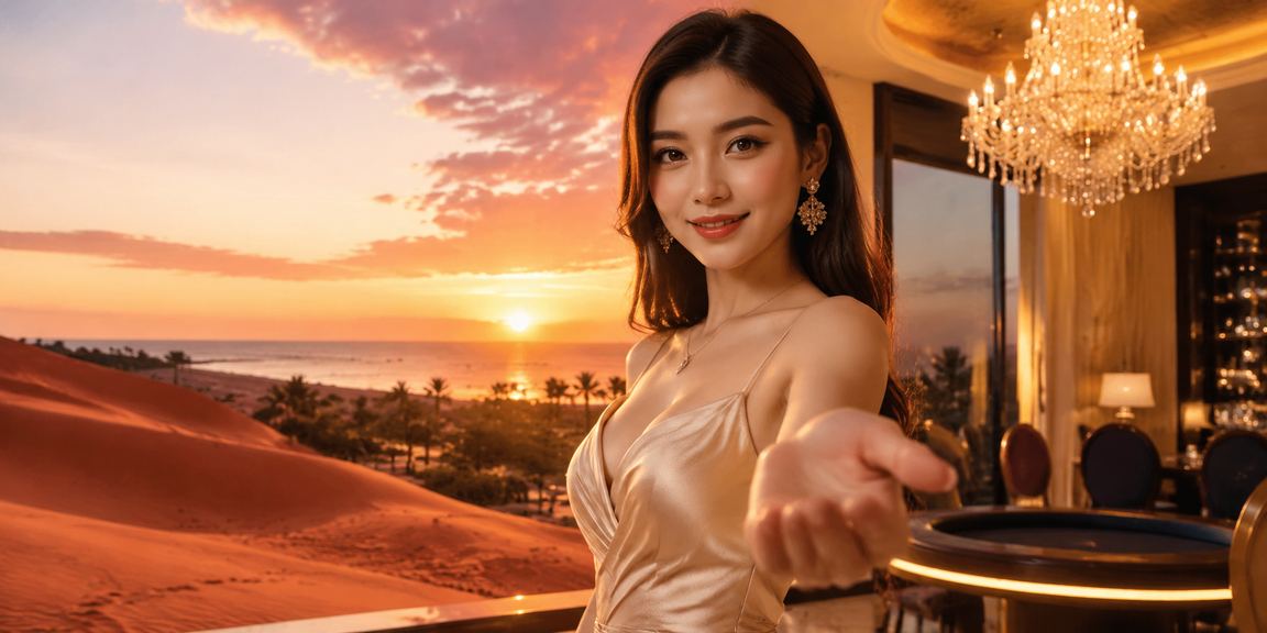 Người chơi tham gia lễ hội trò chơi bài tại bãi biển Mũi Né